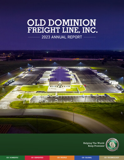 Thumbnail Old Dominion Freight Line
 Annual Report 2023