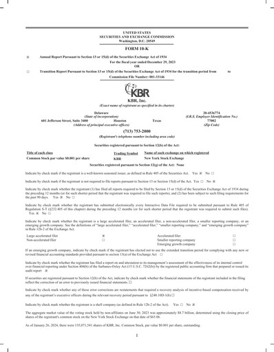 Thumbnail KBR
 Annual Report 2023