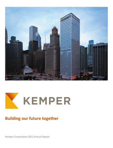 Thumbnail Kemper Annual Report 2012