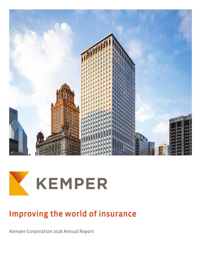 Thumbnail Kemper Annual Report 2016