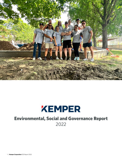 Thumbnail Kemper ESG Report 2022