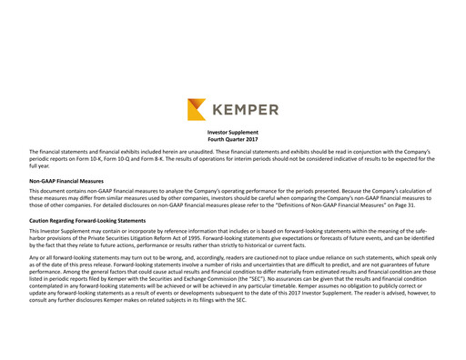Thumbnail Kemper Quarterly Report 2017-q4