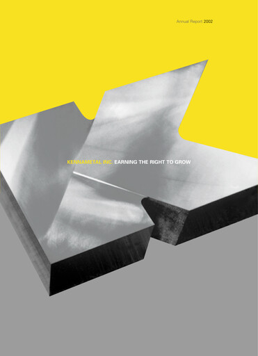 Thumbnail Kennametal Annual Report 2002