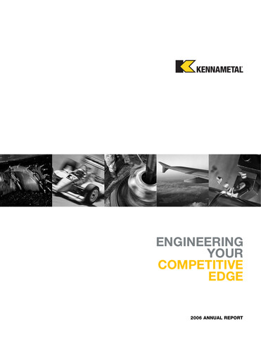 Thumbnail Kennametal Annual Report 2006