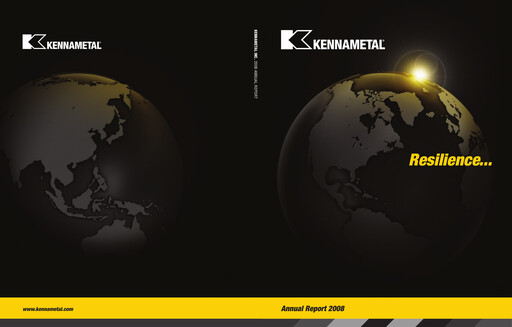 Thumbnail Kennametal Annual Report 2008