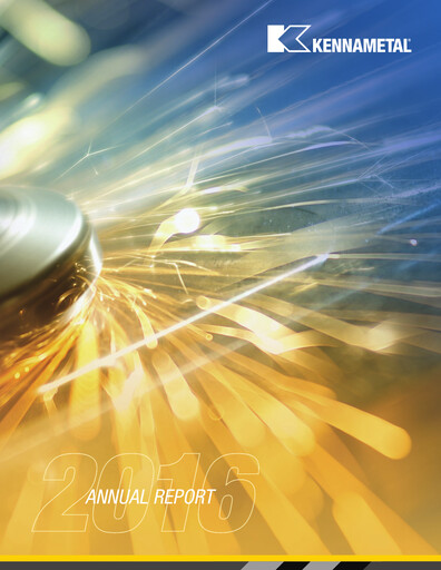Thumbnail Kennametal Annual Report 2016