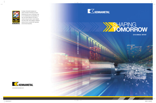 Thumbnail Kennametal Annual Report 2018