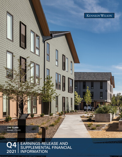 Thumbnail Kennedy Wilson Quarterly Report 2021-q4