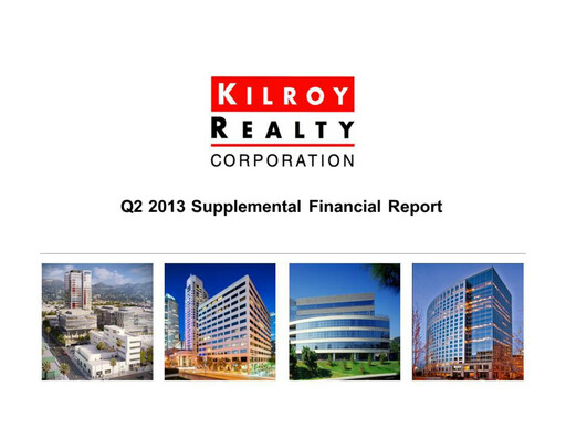 Thumbnail Kilroy Realty Quarterly Report 2013-q2