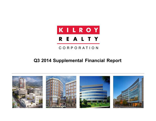 Thumbnail Kilroy Realty Quarterly Report 2014-q3