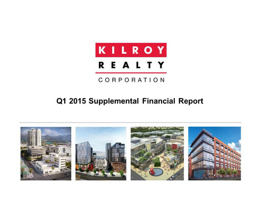 Thumbnail Kilroy Realty Quarterly Report 2015-q1