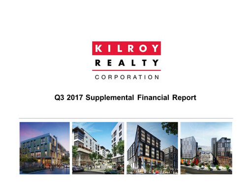 Thumbnail Kilroy Realty Quarterly Report 2017-q3