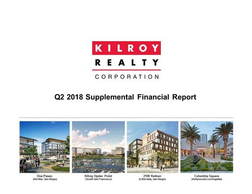 Thumbnail Kilroy Realty Quarterly Report 2018-q2