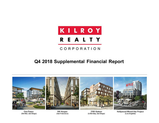 Thumbnail Kilroy Realty Quarterly Report 2018-q4