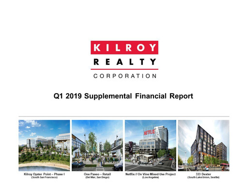 Thumbnail Kilroy Realty Quarterly Report 2019-q1