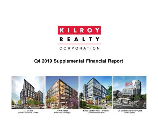 Thumbnail Kilroy Realty Quarterly Report 2019-q4