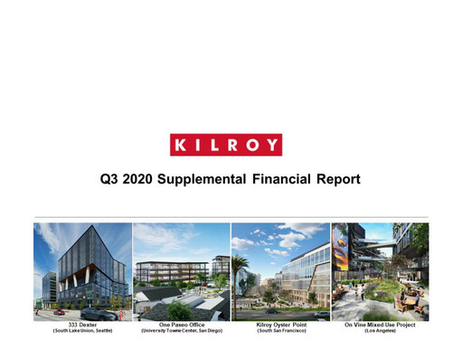 Thumbnail Kilroy Realty Quarterly Report 2020-q3