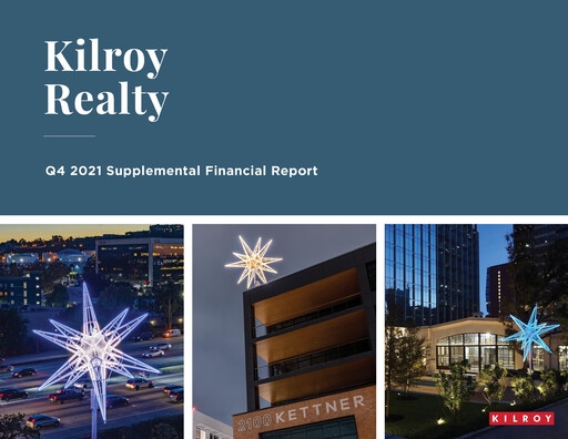Thumbnail Kilroy Realty Quarterly Report 2021-q4