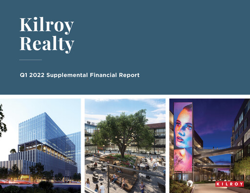Thumbnail Kilroy Realty Quarterly Report 2022-q1