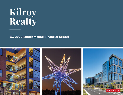 Thumbnail Kilroy Realty Quarterly Report 2022-q3