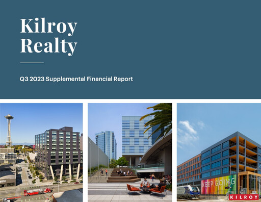 Thumbnail Kilroy Realty Quarterly Report 2023-q3