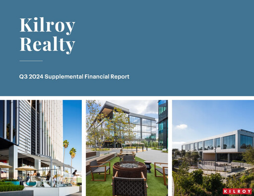 Thumbnail Kilroy Realty Quarterly Report 2024-q3