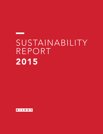 Thumbnail Kilroy Realty Sustainability Report 2015
