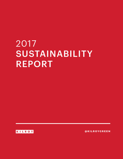 Thumbnail Kilroy Realty Sustainability Report 2017