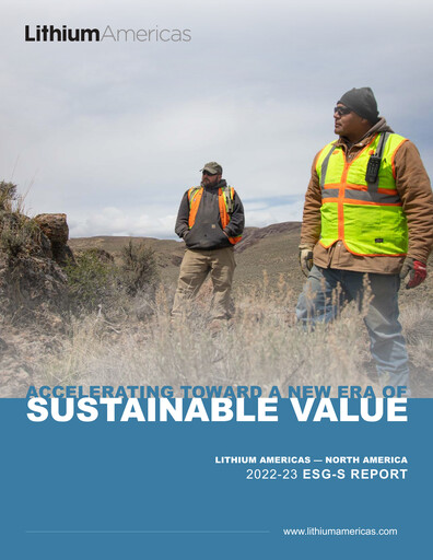 Thumbnail Lithium Americas ESG Report 2022
