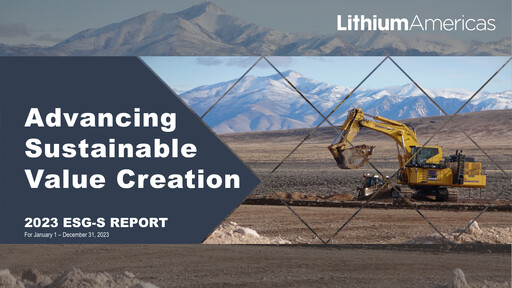 Thumbnail Lithium Americas ESG Report 2023