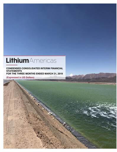 Thumbnail Lithium Americas Quarterly Report 2019-q1
