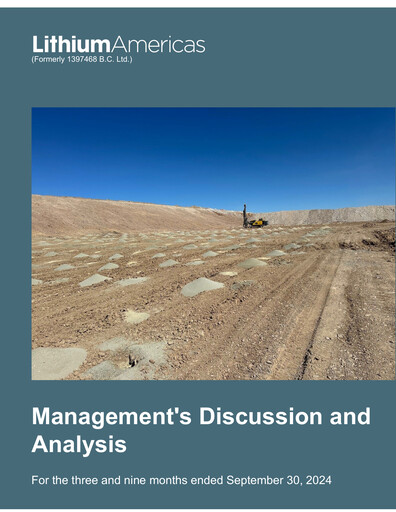 Thumbnail Lithium Americas Quarterly Report 2024-q3