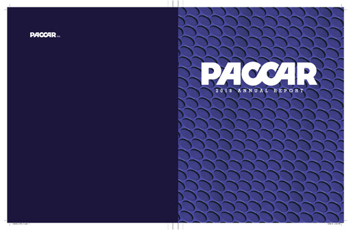 Thumbnail Paccar Annual Report 2018