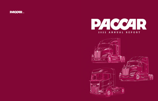 Thumbnail Paccar Annual Report 2022