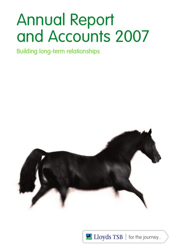 Thumbnail Lloyds Banking Group
 Annual Report 2007