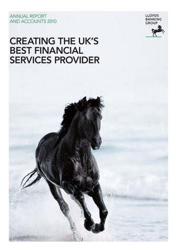 Thumbnail Lloyds Banking Group
 Annual Report 2010