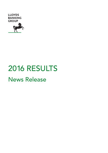Thumbnail Lloyds Banking Group
 Financial Report 2016