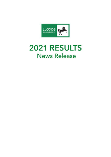 Thumbnail Lloyds Banking Group
 Financial Report 2021