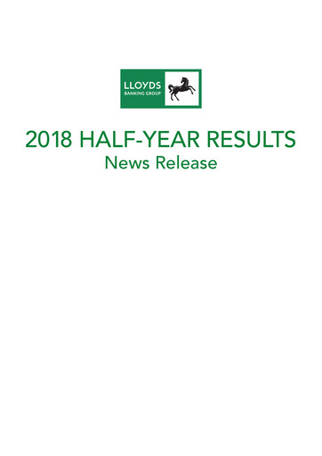Thumbnail Lloyds Banking Group
 Half-year Report 2018-h1