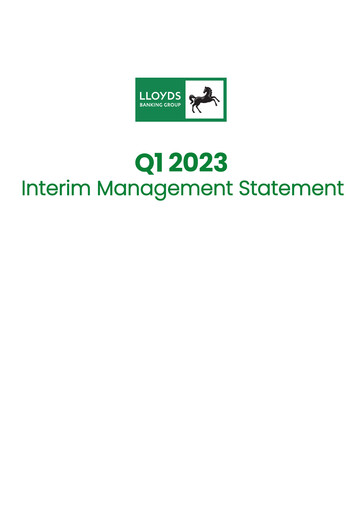 Thumbnail Lloyds Banking Group
 Quarterly Report 2023-q1