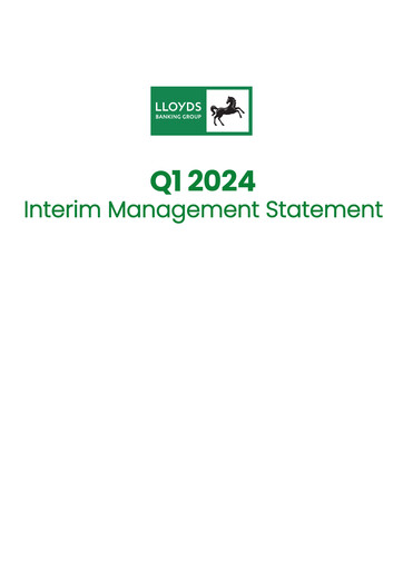 Thumbnail Lloyds Banking Group
 Quarterly Report 2024-q1