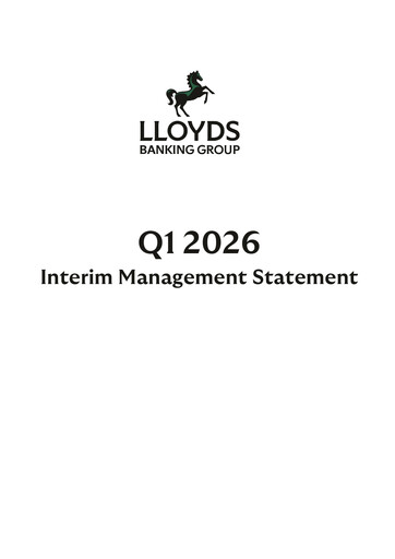 Vorschaubild Lloyds Banking Group
 Quartalsbericht 2026-q1