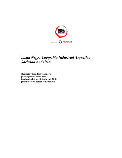 Thumbnail Loma Negra Financial Statement 2018