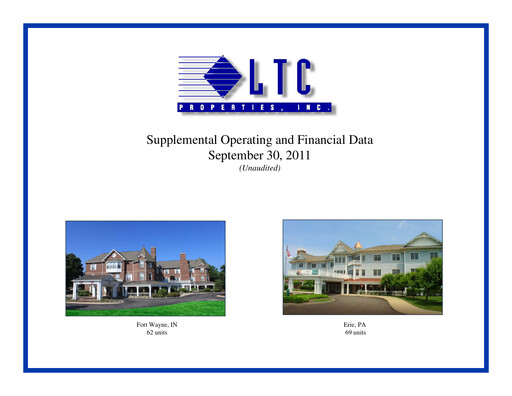 Thumbnail LTC Properties Quarterly Report 2011-q3