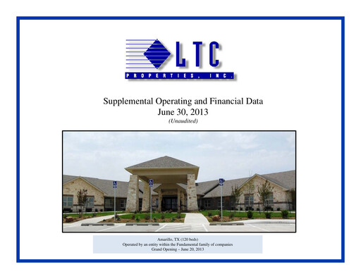 Thumbnail LTC Properties Quarterly Report 2013-q2