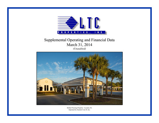 Thumbnail LTC Properties Quarterly Report 2014-q1