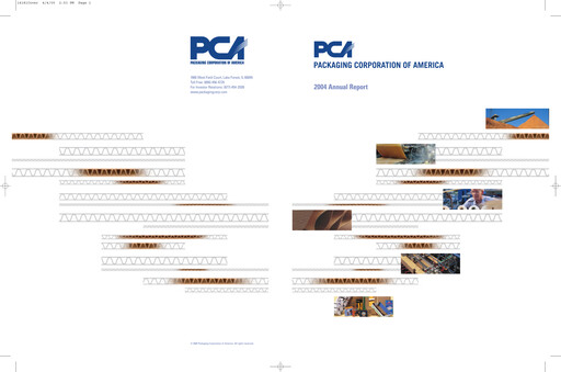 Thumbnail Packaging Corporation of America
 Annual Report 2004