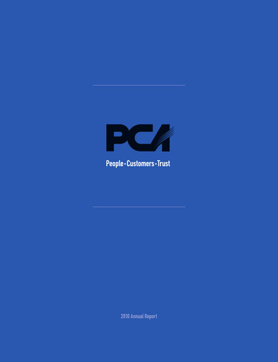Thumbnail Packaging Corporation of America
 Annual Report 2010
