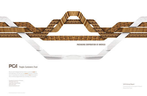Thumbnail Packaging Corporation of America
 Annual Report 2014