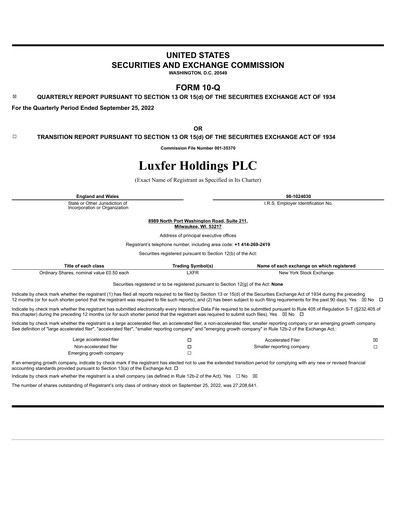 Thumbnail Luxfer Quarterly Report 2022-q3